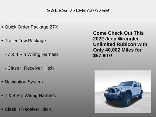 2022 Jeep Wrangler Unlimited Rubicon 392