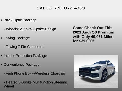 2021 Audi Q8 55 Premium