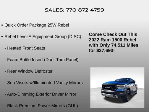 2022 RAM 1500 Rebel