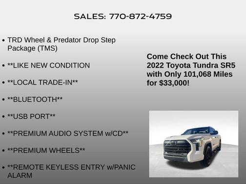 2022 Toyota Tundra SR5