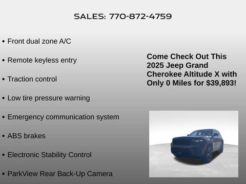 2025 Jeep Grand Cherokee Altitude