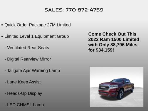 2022 RAM 1500 Limited