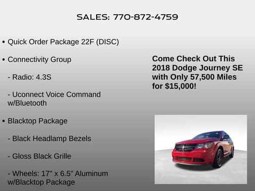 2018 Dodge Journey SE