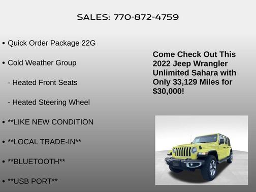 2022 Jeep Wrangler Unlimited Sahara