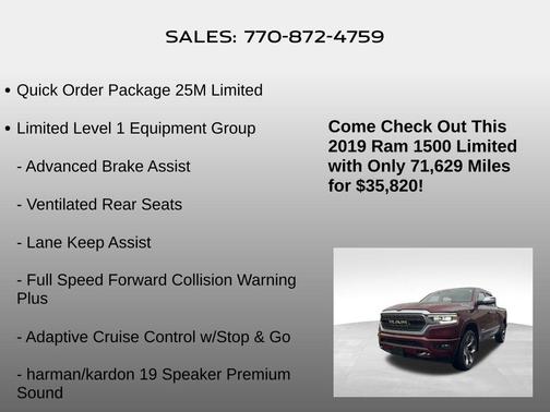 2019 RAM 1500 Limited