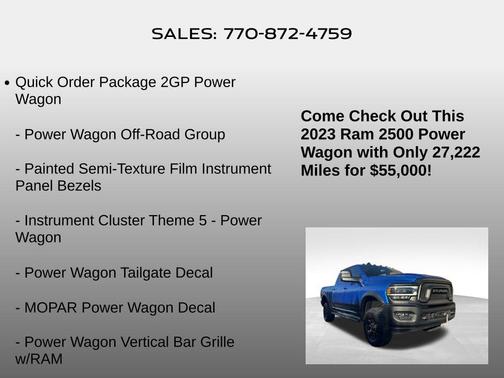2023 RAM 2500 Power Wagon