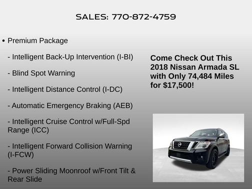 2018 Nissan Armada SL