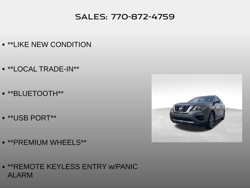 2020 Nissan Pathfinder S 2WD