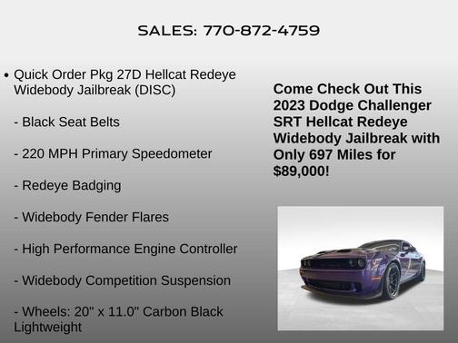 2023 Dodge Challenger SRT Hellcat