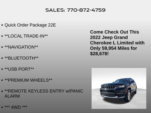 2022 Jeep Grand Cherokee L Limited