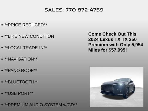 2024 Lexus TX 350 Premium