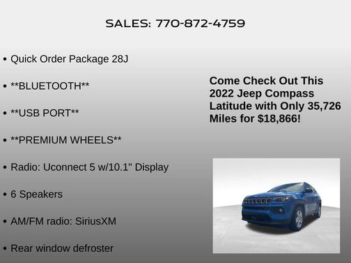 2022 Jeep Compass Latitude