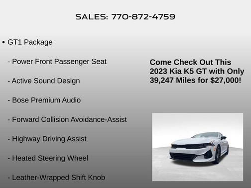 2023 Kia K5 GT
