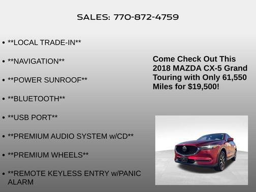 2018 Mazda CX-5 Grand Touring