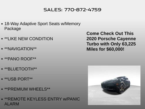 2020 Porsche Cayenne Turbo
