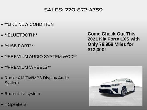 2021 Kia Forte LXS