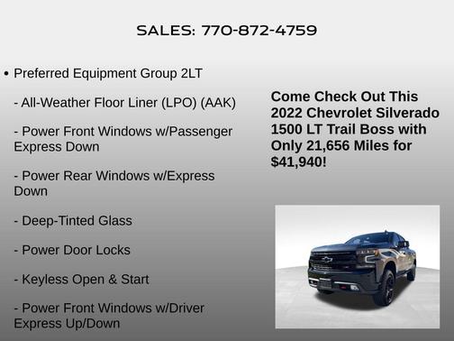 2022 Chevrolet Silverado 1500 LT Trail Boss