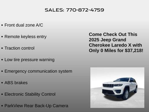 2025 Jeep Grand Cherokee Laredo