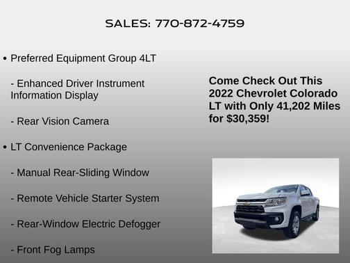 2022 Chevrolet Colorado LT