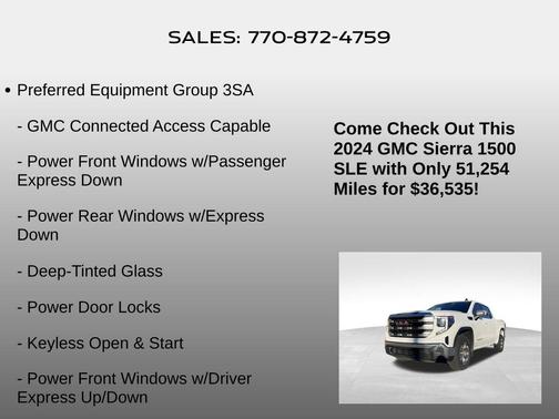 2024 GMC Sierra 1500 SLE