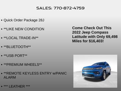 2022 Jeep Compass Latitude