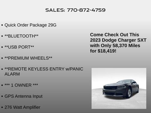 2023 Dodge Charger SXT