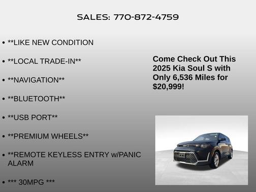 2025 Kia Soul S