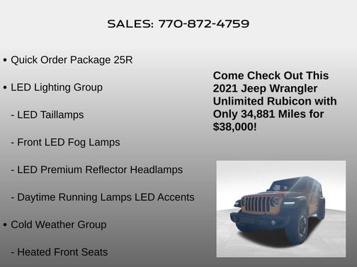 2021 Jeep Wrangler Unlimited Rubicon