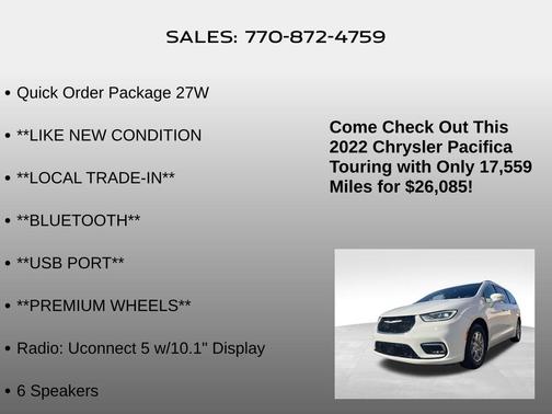 2022 Chrysler Pacifica Touring