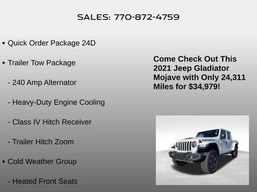 2021 Jeep Gladiator Mojave 4X4
