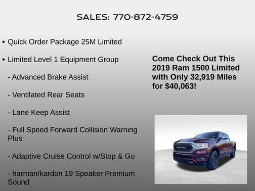 2019 RAM 1500 Limited
