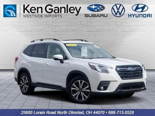 Crystal White Pearl 2023 Subaru Forester Limited