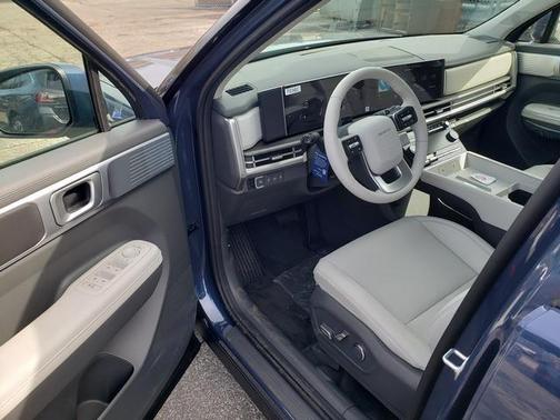 Atlantic Blue 2026 Hyundai SANTA FE HEV SEL