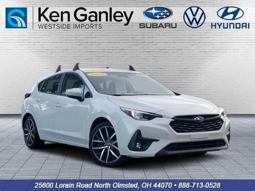 Crystal White Pearl 2024 Subaru Impreza Sport