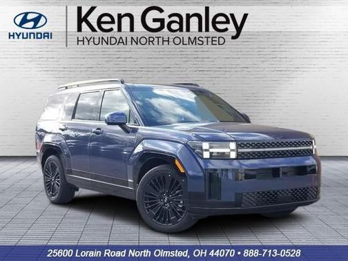 Atlantic Blue 2026 Hyundai SANTA FE HEV Calligraphy