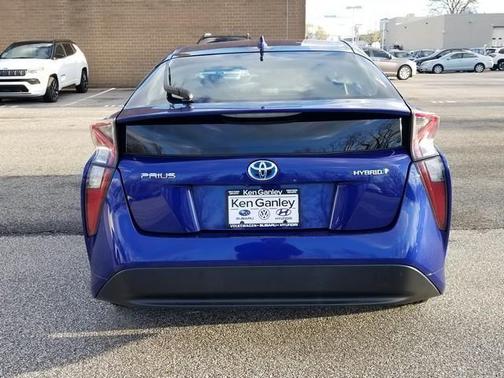 Blue 2017 Toyota Prius Four