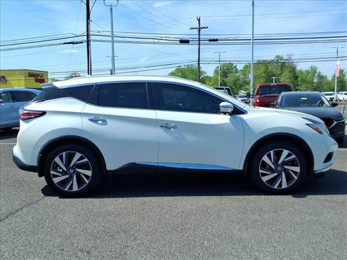 Pearl White 2018 Nissan Murano Platinum