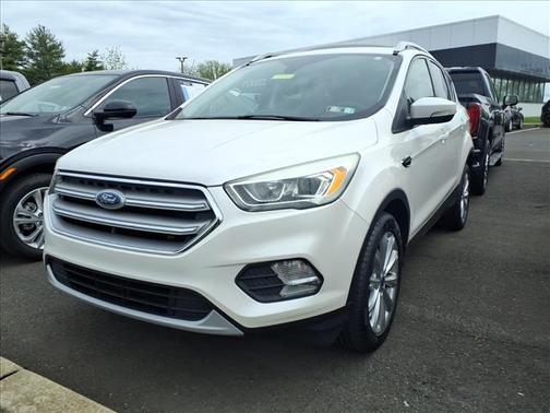 WHITE PLATINUM MET TRI-COAT 2017 Ford Escape Titanium