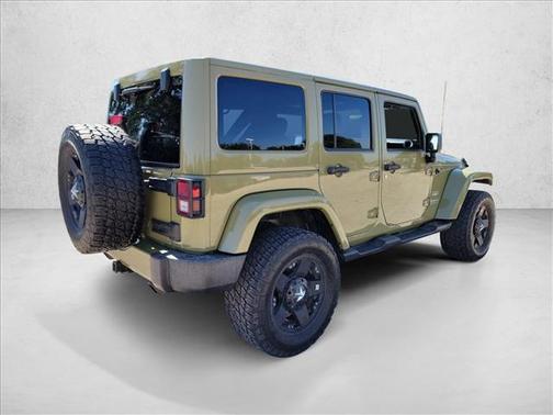 Commando Green 2013 Jeep Wrangler Unlimited Sahara