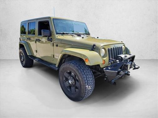 Commando Green 2013 Jeep Wrangler Unlimited Sahara