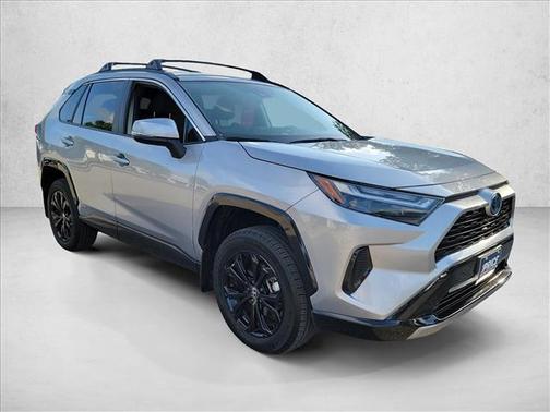 Silver Sky Metallic 2023 Toyota RAV4 Hybrid SE