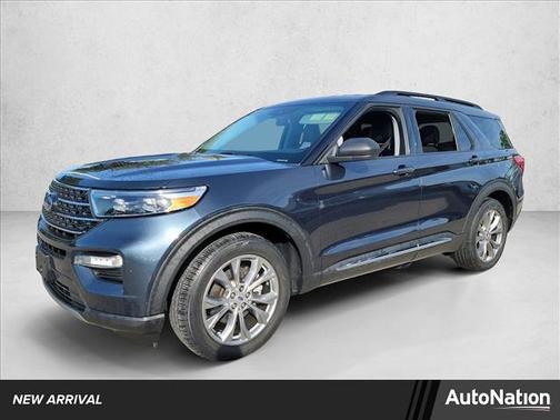 Stone Blue Metallic 2022 Ford Explorer XLT