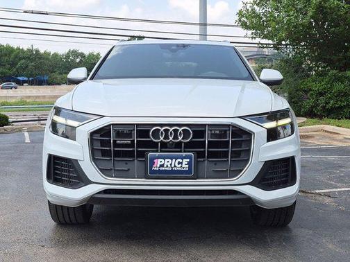 Glacier White Metallic 2020 Audi Q8 55 Premium Plus
