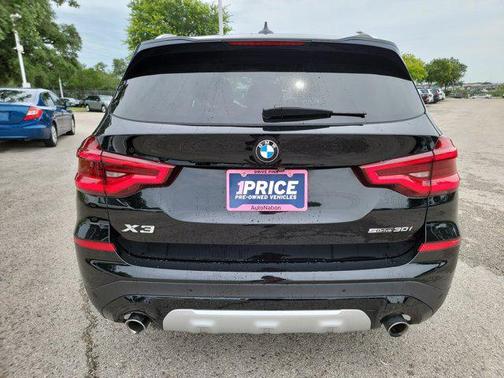 Jet Black 2020 BMW X3 sDrive30i