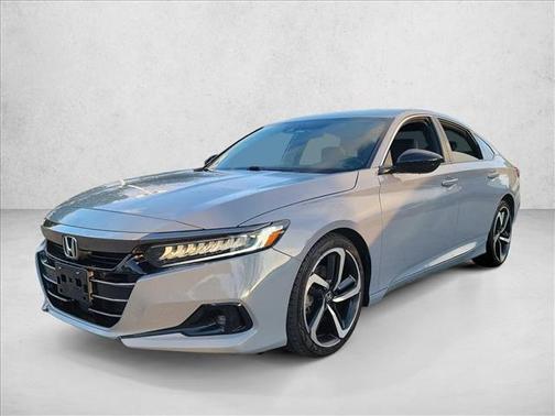 Silver/Gray 2021 Honda Accord Sport 1.5T