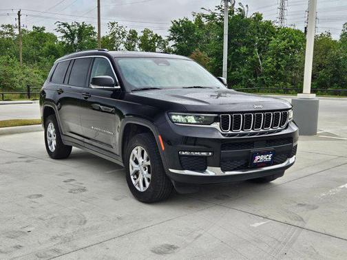 Diamond Black Crystal Pearlcoat 2023 Jeep Grand Cherokee L Limited