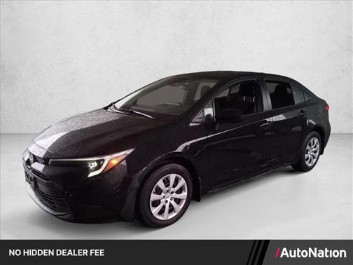 Midnight Black Metallic 2026 Toyota Corolla Hybrid LE