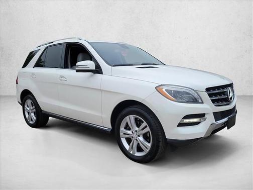 Diamond White Meta 2014 Mercedes-Benz M-Class ML 350