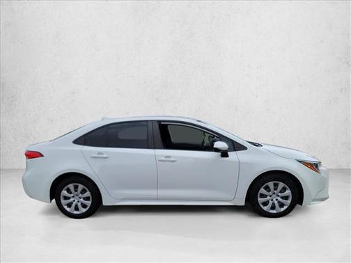White 2022 Toyota Corolla LE