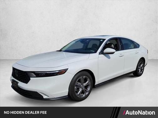 Platinum White Pearl 2024 Honda Accord EX